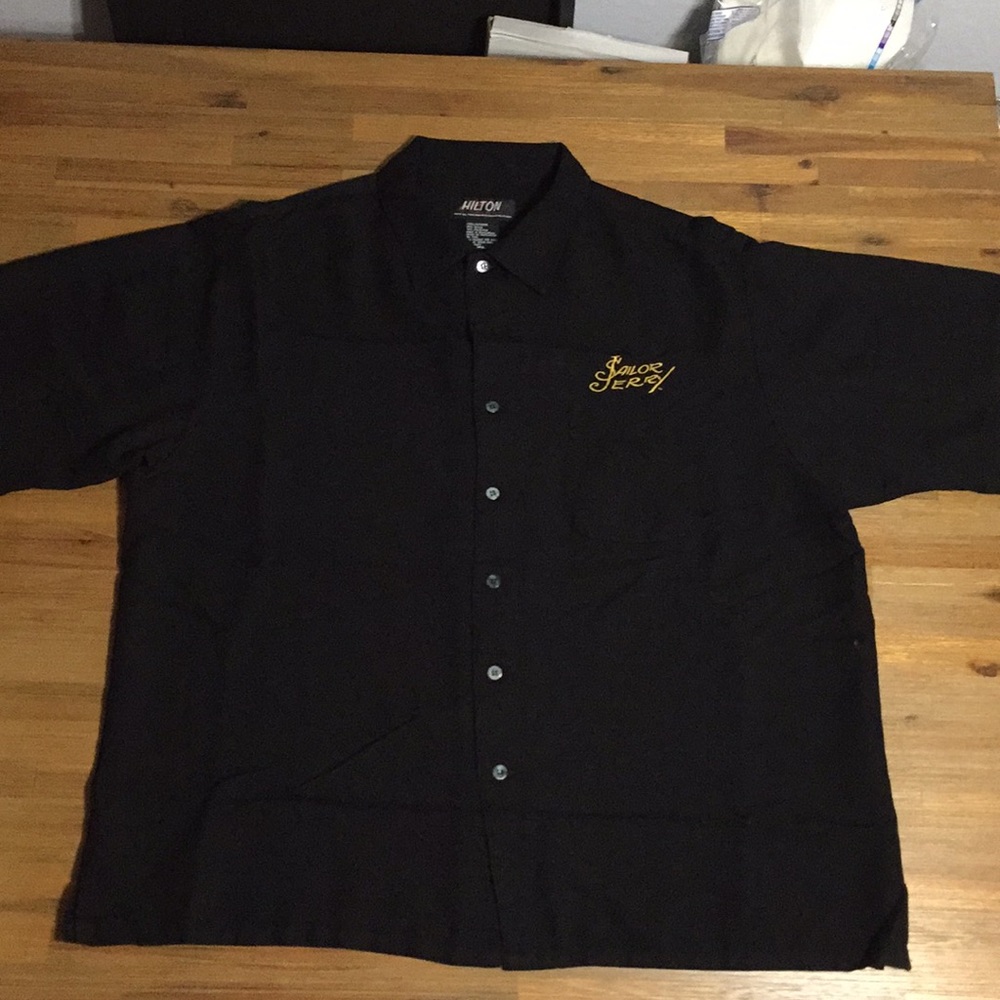 Hilton Corporate Casuals black button down